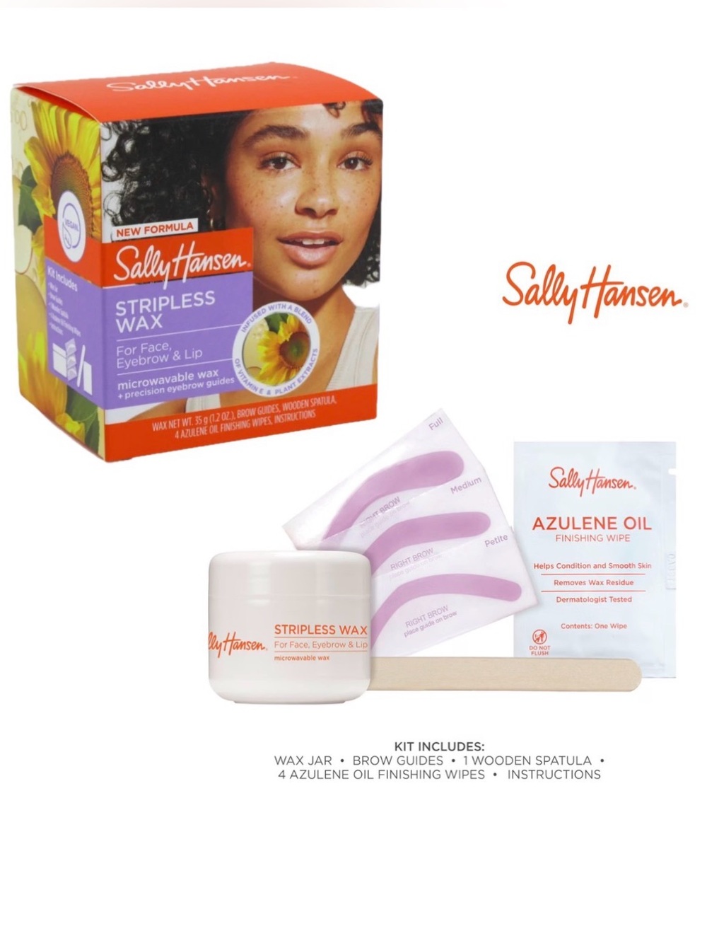 NIB Sally Hansen Stripless Wax Kit